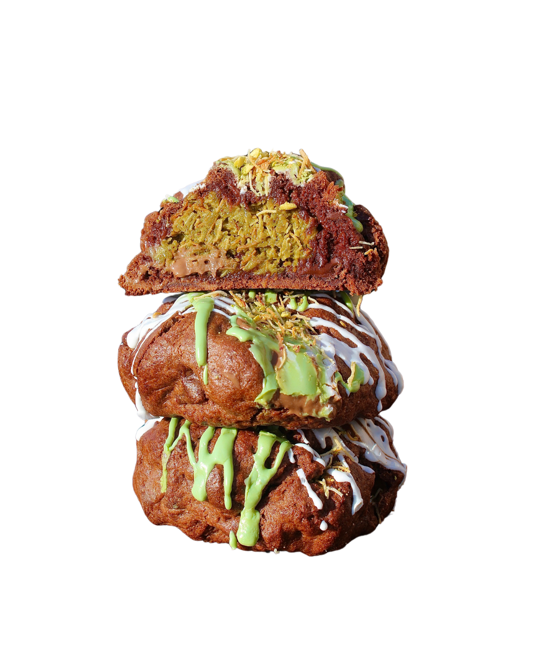 Dubai Chocolate Chunky Cookies