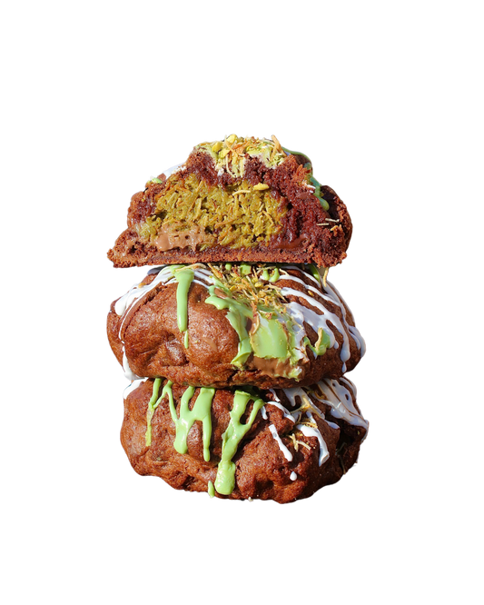 Dubai Chocolate Chunky Cookies