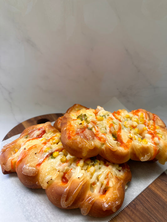 Sausage Bread with Corn