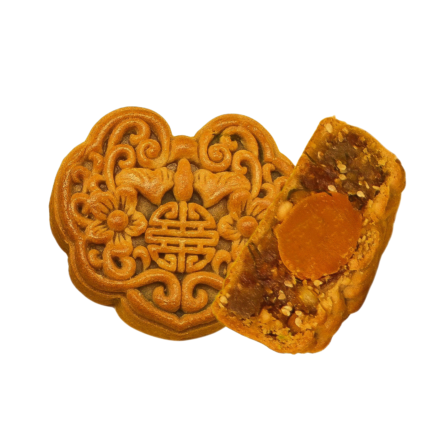 Mixes Nuts With Roasted Chicken Mooncake